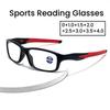 Женские Мужские Спортивные Очки для Чтения Модные Сверхлегкие HD Пресбиопия Унисекс Квадратные Очки Блокирующие Синий Свет +0+1.0+1.5+4.0
