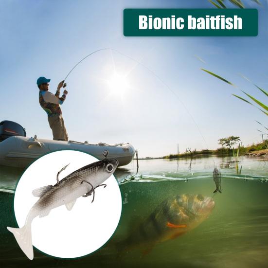 Monoceros 1 шт. реалистичная 8 см рыболовная приманка снасти воблёр острый крючок гольян инструмент