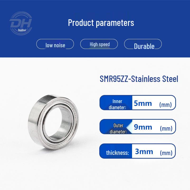 Rust-Proof Stainless Steel Miniature Pulley with Deep Groove Ball Bearing - Anti-Corrosion Gyroscope Ornament Accessory