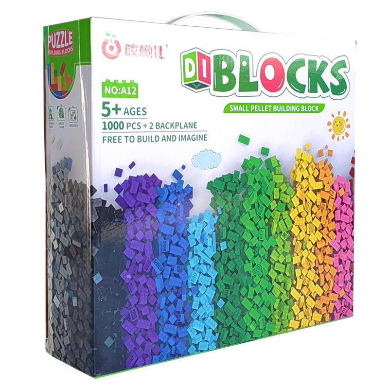 Строительные блоки из мелких частиц - совместимы с Lego, игрушками для мальчиков и девочек, популярным набором для сборки в Интернете