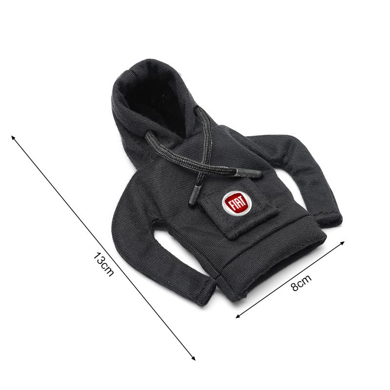 Universal Gear Shift Mini Hoodie Cover Shift Cover Gear Handle Decoration For Abbas FIAT Punto 500 Tipo Stilo Palio Bravo Doblo e6