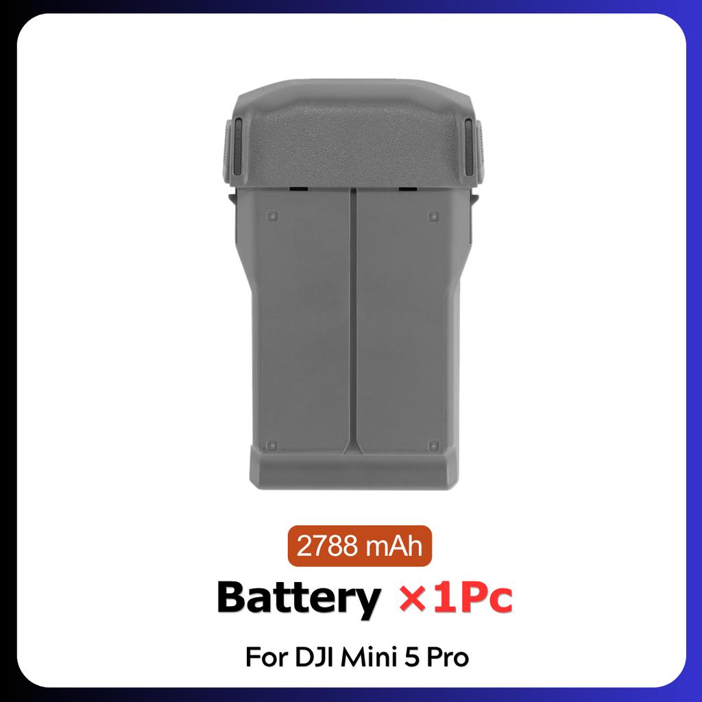 DJI Mini 5 Pro Intelligent Flight Battery 2788mAh Battery Plus 4680mAh Two-Way Charging Hub 1 or 2 Battery Packs Power Combos