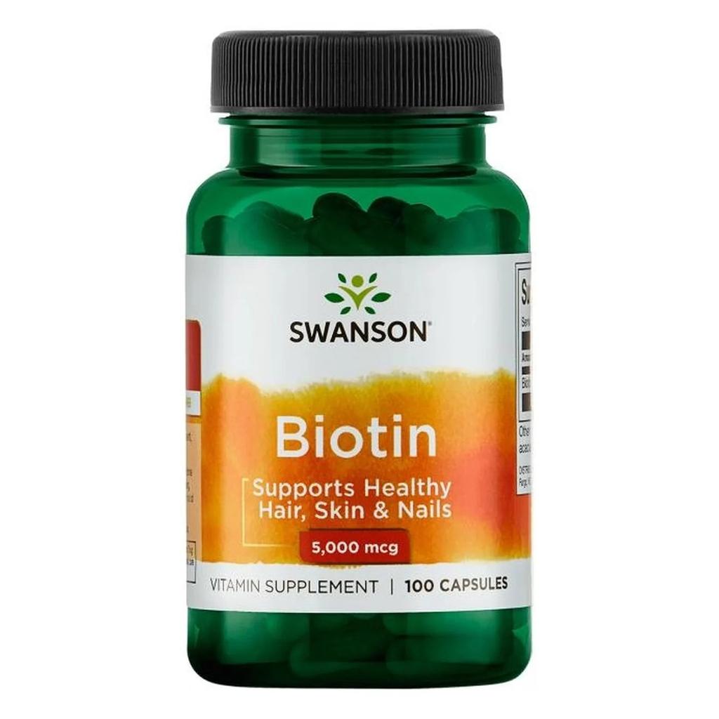 Biotin, 5000mcg - 100 caps