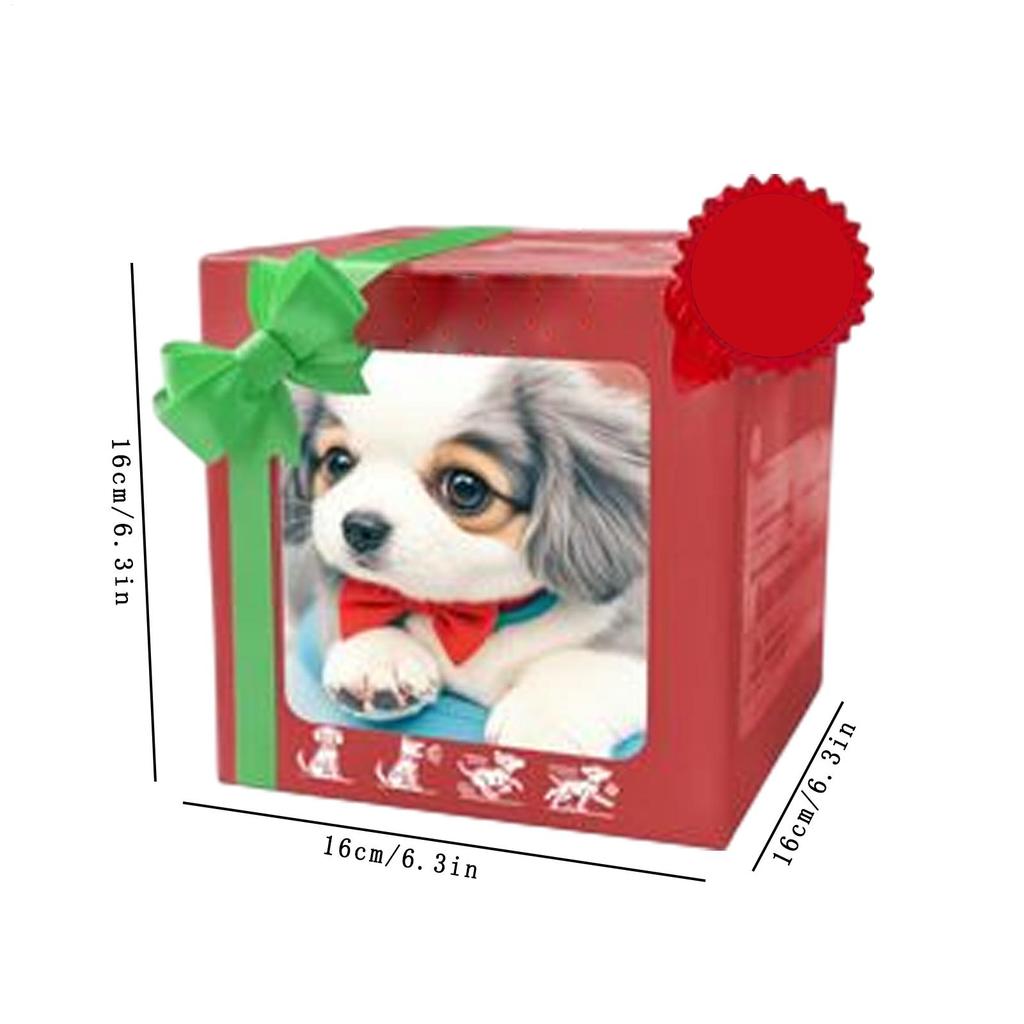 Креативный реалистичный Робот-Щенок Милый Удобный на ощупь Животное Плюшевые Игрушки Короткая Плюшевая Кукла Развивающая Игрушка Подарки на День Рождения для Детей