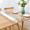 Vinyl PVC Rectangle Table Cloth Protector Oil Spill Proof Wipe Clean Table Cover for Dining Table Parties & Camping