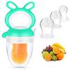 Baby Fruit Feeder Pacifier Fresh Food Feeder Silicone Nipple Baby Fruit Teething Toy for Kids