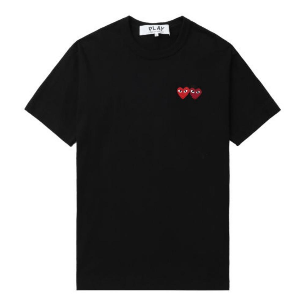 CDG Play T-Shirts Unisex Crew Neck Moderate CPXTEAXT2260M