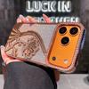 Градиентный чехол для телефона с блестками для Apple IPhone 12 13 14 15 16 17 Pro Max Air Plus Алмазные Цветы Покрытие Роскошные Чехлы Женские