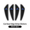4PCS Car Door Edge Protector Guards Sticker Strip Accessories For Geely EX2 EX5 Coolray Monjaro 2024 2025 Starship 7 GX3