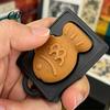 Openable Pendant 3D Printed Sea Bream Cake Fidget Toy, Taiyaki Decompression Keychain, Button, Finger Clicker Toys for Stress Relief Smooth Edge