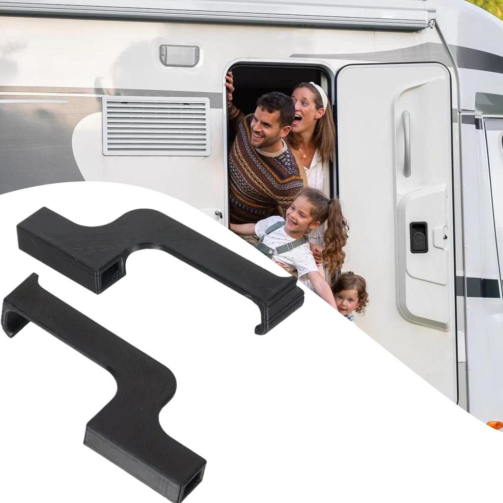 RV Window Lock 2 Pieces No Drilling RV Accessories Motorhome Window Latch Safety Replacement Lock For Caravan Inside Road Trip