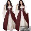 Medieval Renaissance Princess Dress with Binding Waist - Vintage Halloween Costume