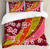 Japanese Mount Fuji Sakura Tree Flower Duvet Cover 3pcs Bedding Set Home Textile Quilt Cover Pillowcases Bedding Set No Sheet