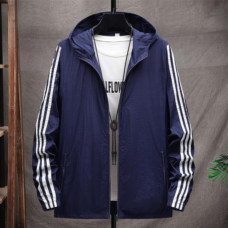 Летние солнцезащитные очки мужские тонкие дышащие ледяные шелковые комбинезоны для езды на велосипеде с капюшоном солнцезащитные очки для рыбалки полосатая куртка