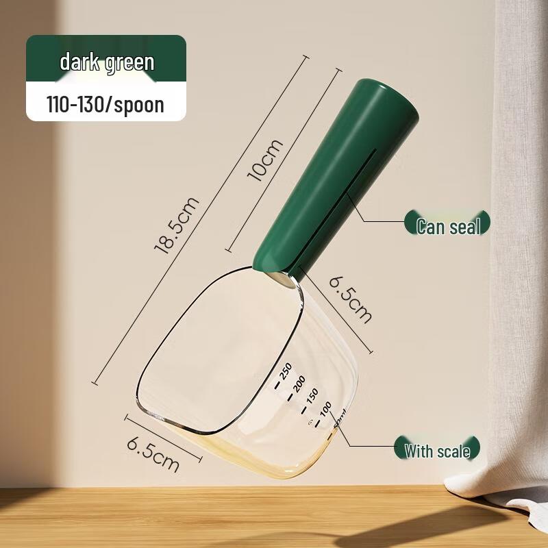 JINGRUIXIANG Pet Food Scoop with Scale and Bag Clip