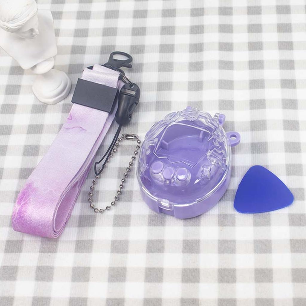 For Tamagotchi Original Transparent Protective Case Anti-Scratch Full Coverage Clear Cover Electronic Pet Hard Shell Accessories