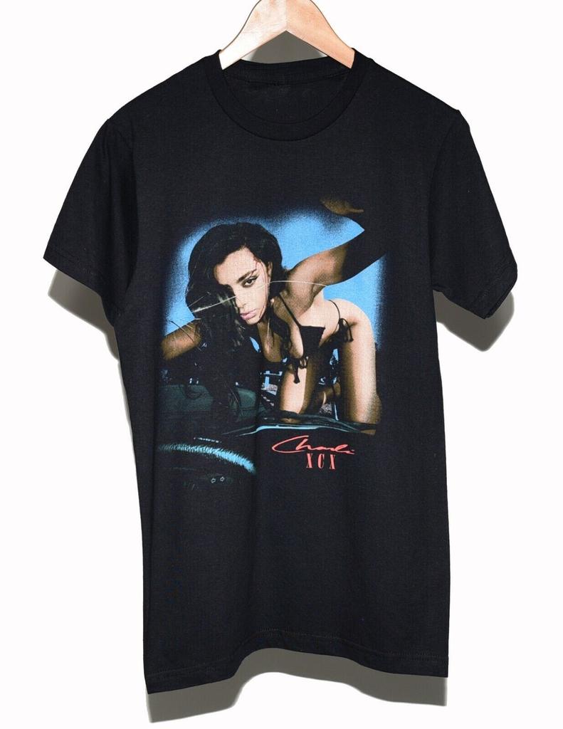 Vtg Charli XCX Crash Tour Short Sleeve Cotton Black All Size Unisex Shirt BL345