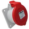 Gniazdo Tablicowe Proste 16A 5P 400V Siłowe Quick-Connect Ip54