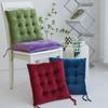 Подушка для квадратного стула, однотонная, пушистая, толстая, эластичная, подушка для сиденья, современный домашний декор, подушка для улицы, моющаяся в машине, 40x40 см