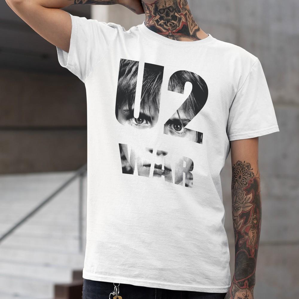 26 U2 T-Shirt Graphic Print War Album Art Classic Rock Band - Men's & Women's Tee Unisex T-Shirt