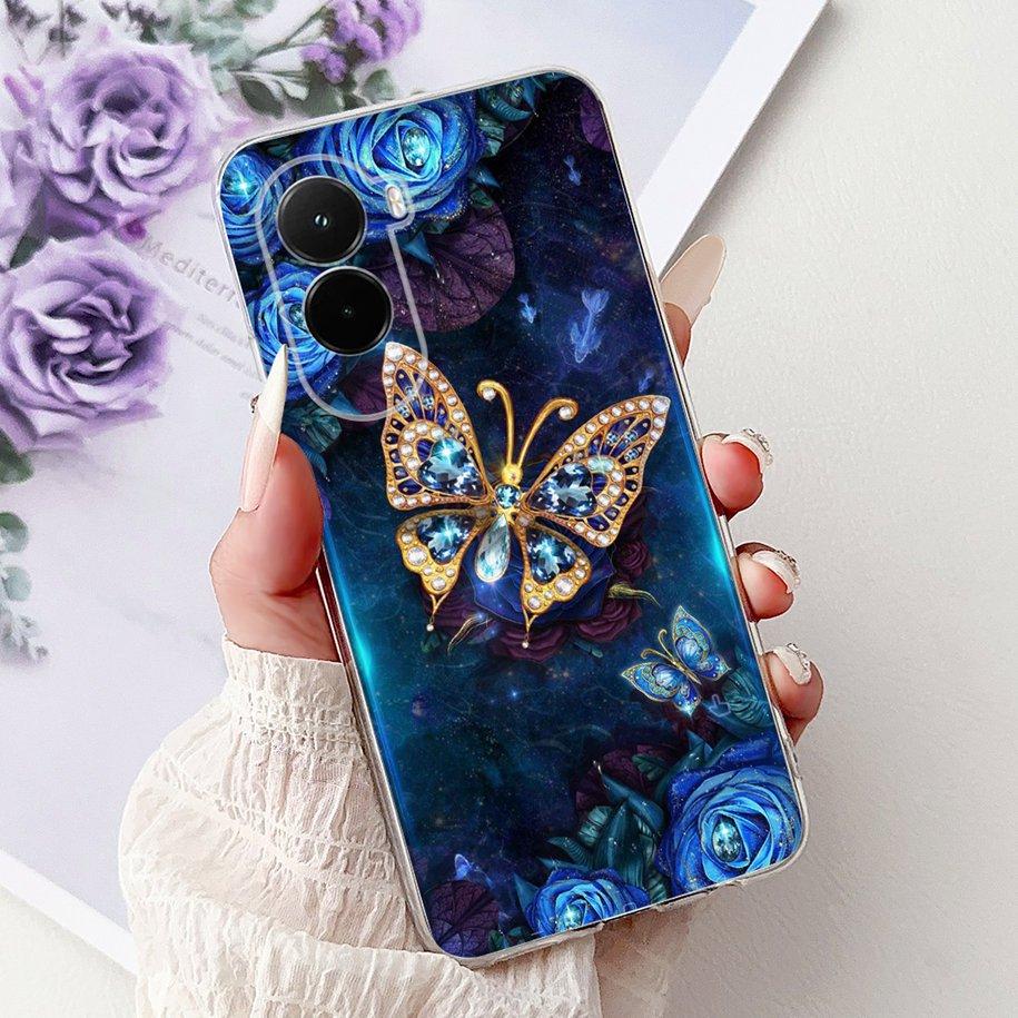 Для Xiaomi Poco M7 4G Чехол Poco M7 Plus Покрытие Роскошный Карп-Дракон Мягкий Тонкий Силиконовый Чехол для Телефона Для Xiaomi PocoM7 M 7 2025 Оболочка