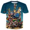 Футболки Lucky Luke Мультяшные Аниме 3D Печать Уличная Мода Мужские Женские Модные Большие Футболки Харадзюку Мужские Футболки Топы Мужская Одежда