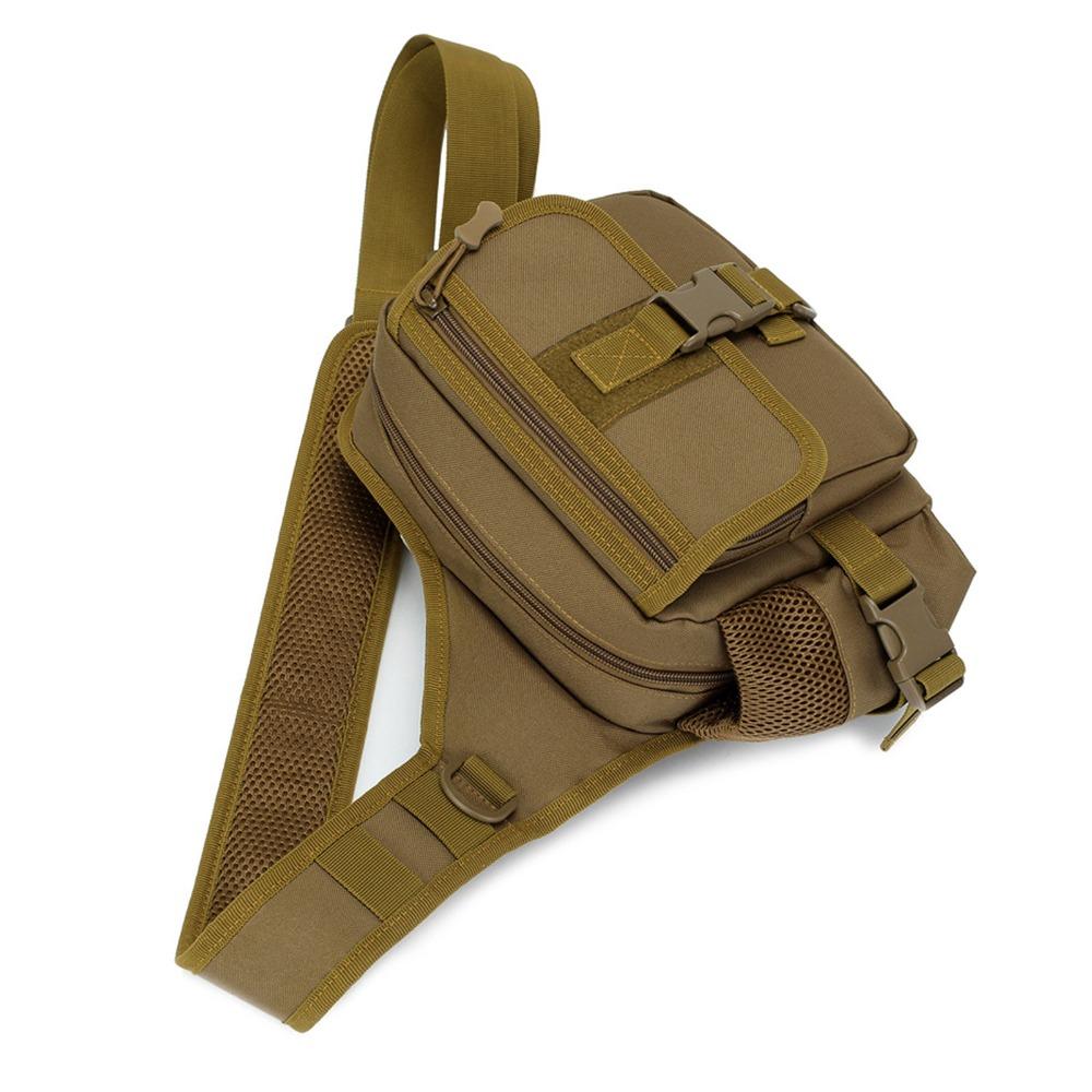 Waterproof Fishing Sling Pack Nylon Messenger Bag Durable Crossbody Sling Bag For Fishing