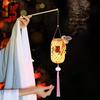 Luminous Lantern Mid-Autumn Festival Chinese Lantern DIY Making Kit Bamboo Weaving Craftsmanship National Style Lights Parent-Child Interactive