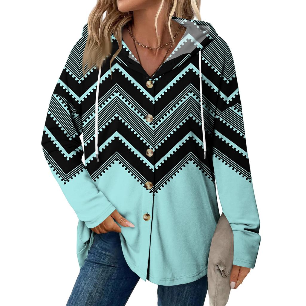 Женское модное повседневное пальто реглан с длинным рукавом и кулиской, винтажное пальто с капюшоном на пуговицах