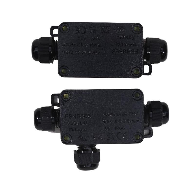 1/2PCS Mini Outdoor Waterproof Junction Box Plastic Outdoor Cable Plastic Waterproof Junction Box Electrical Junction Box