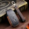 High-Quality Genuine Leather Key Cover for Mercedes-Benz
