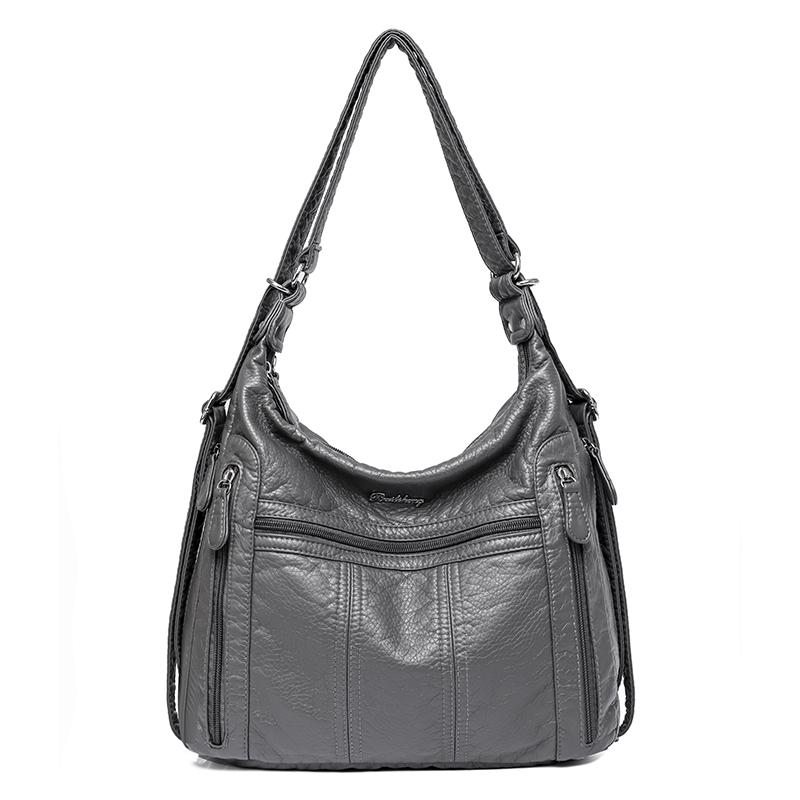 2023 Большая вместительная женская сумка, женская сумка через плечо из искусственной кожи, женская многофункциональная сумка через плечо, розовая сумка A Main Femme