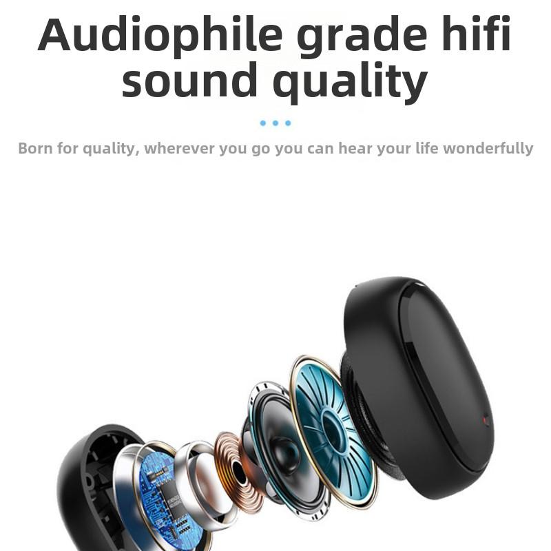 Новая беспроводная внутриканальная гарнитура TWS5.0 Mini Sports с цифровым дисплеем Bluetooth