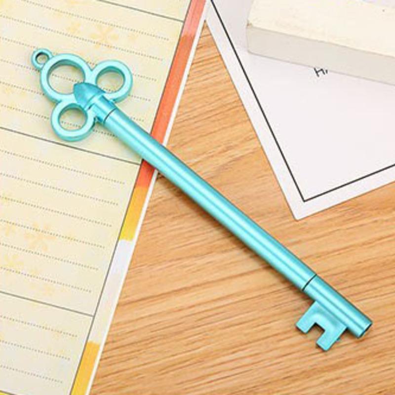 1 шт. Kawaii Retro Key гелевая ручка школьные канцелярские принадлежности винтажные креативные милые красивые ручки