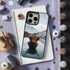 Милая Арт Шотландская Корова Для iPhone 15, Mini, 13, Max, 11, 16, 17, 14, Plus, 12, Pro, Для MagSafe, Магнитный Чехол Для Беспроводной Зарядки