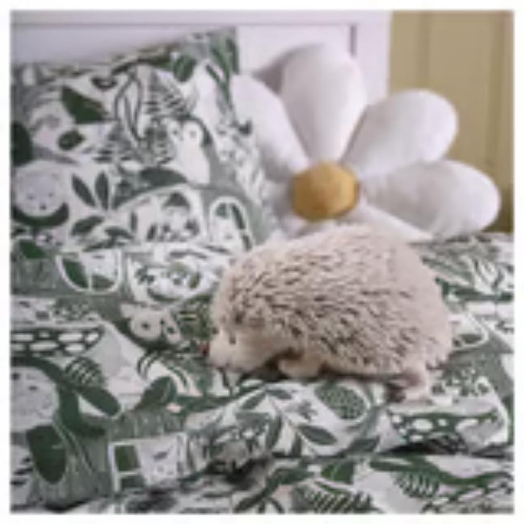Плюшевая игрушка IKEA SKOGSDUVA Ёжик, Бежевый, 21 см (m70576904)