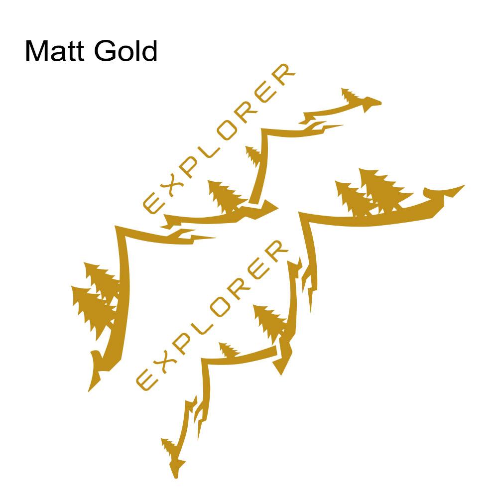 Наклейки на боковые двери автомобиля для Ford Transit Courier Camper Van графика горный стиль виниловые декоративные наклейки авто тюнинг