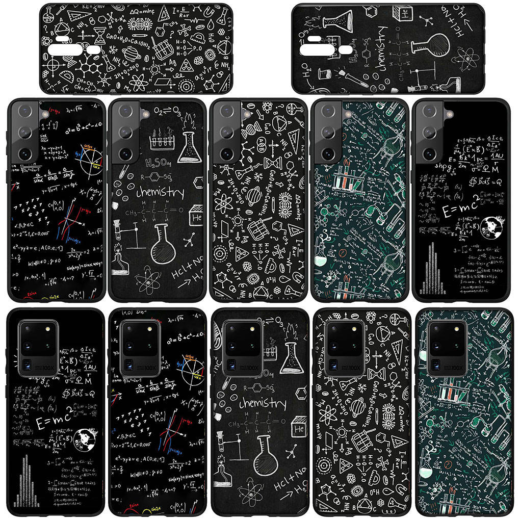 Для iPhone 16 15 Xiaomi Redmi Note 14 13 12 11 Pro Max X 8 16e Samsung Galaxy S25 S24 S23 Moto OPPO Huawei Chemical Maths Equation Formula Phone Case
