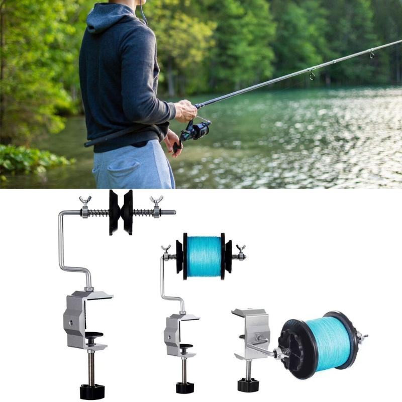 Fishing Tackle Portable Line Spooler Remover Fishing Line Spooling Station System Reel Spooling Tool