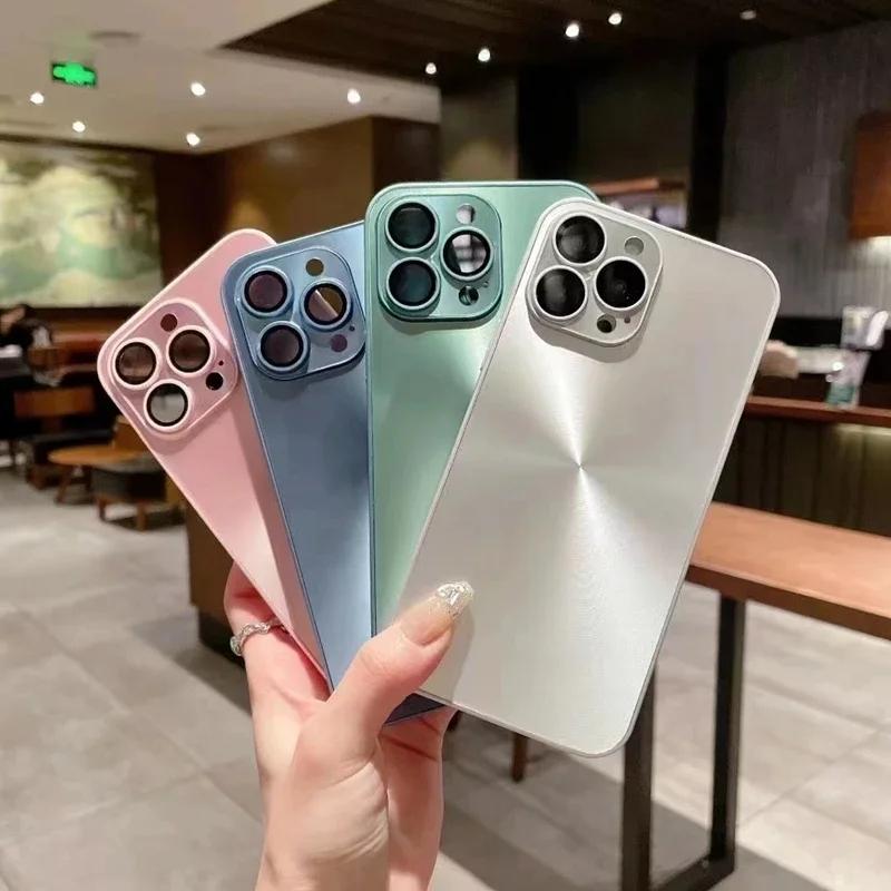 Dazzling CD Laser Aurora Solid Color Phone Case For For Iphone 1 14 13 12 11 14 Pro Max 1 Plus Slim Matte Shockproof Hard Cover