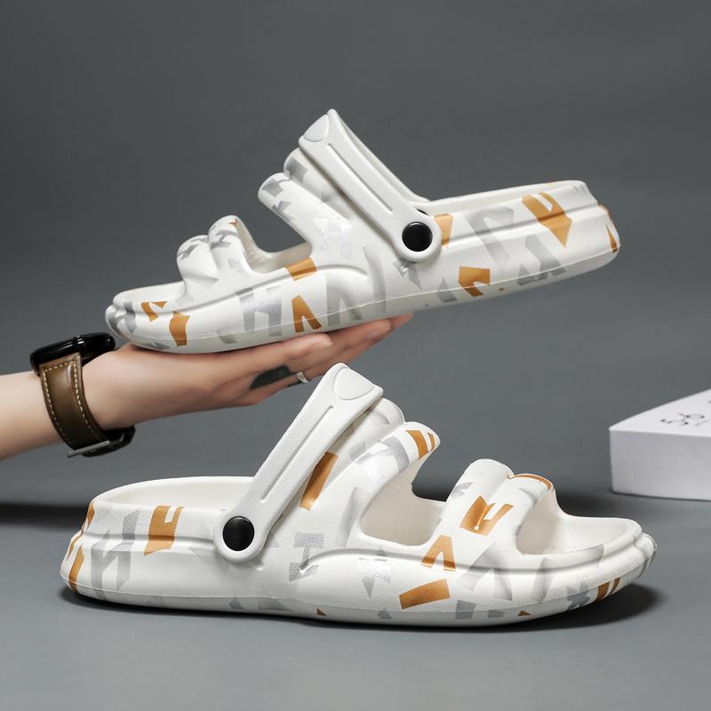 Мода Мужская и женская мода повседневная удобная мягкая подошва тапочки пляжная обувь сандалии больших размеров мужские и женские тапочки