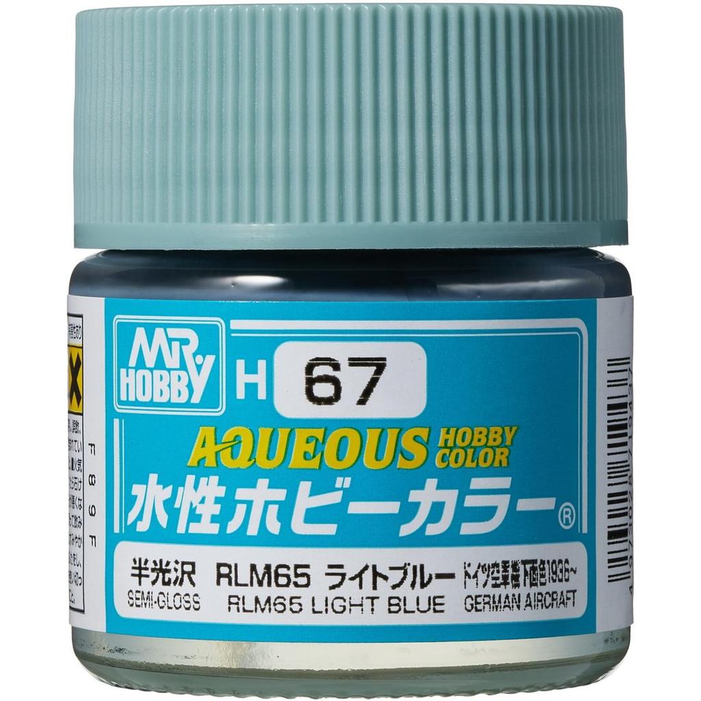 GSI Creos Aqueous Hobby Color RLM65 Light Blue Semi-Gloss 10mL H67