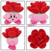 New Arrival Star Kirby Big Butt Bigfoot Plush Toy Kirby Rose Flower Soft Stuffed Peluche Dolls for Boy Girl Valentine's Day Gift