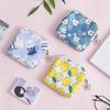 Mini Women Cosmetic Bag Cute Floral Small Makeup Bags Toiletry Organizer Female Coin Card Storage Purse Make Up Case Bag