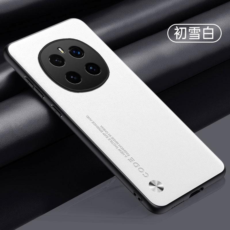 Применимо к чехлу для мобильного телефона Huawei Honor Magic7Pro Honor X60Pro простой кожаный противоударный X50 защитный чехол