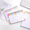 Органайзер времени 2025 Планировщик Блокнот Недельный план 2025 Английский Ежедневник Канцелярские товары