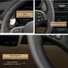 Чехол на руль автомобиля из искусственной кожи, дышащий, для Kia Sorento 2009-2014, K7 Cadenza 2011-2015, оплетка на руль