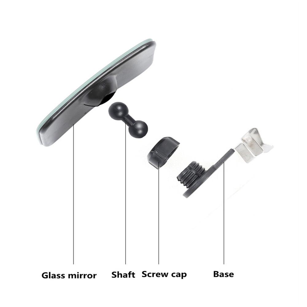 Blind Spot Mirror for Car HD Convex Mirrow Square 360 Adjustable Wide Angle Car Rear View Side Mirror Parking Auxiliary