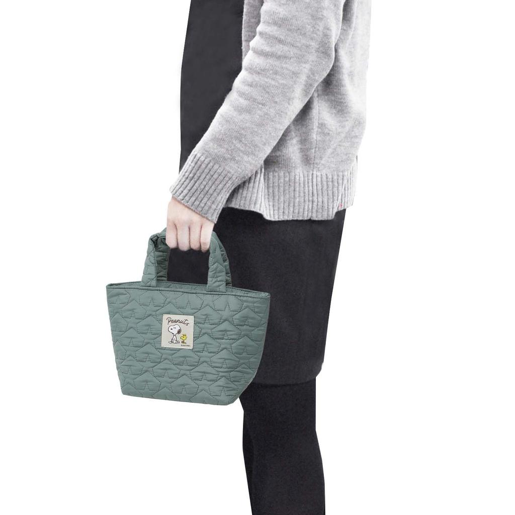 Skater Quilted Insulated Lunch 30cm X 12cm X Snoopy Bag, 18cm, Design, KKLB2-A