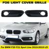 2x Front Bumper Fog Light Grilles for BMW 1 Series F20 F21 Sport Line 2015-2019 LCI 51117371667,51117371668
